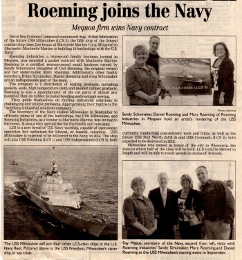 Roeming joins the Navy